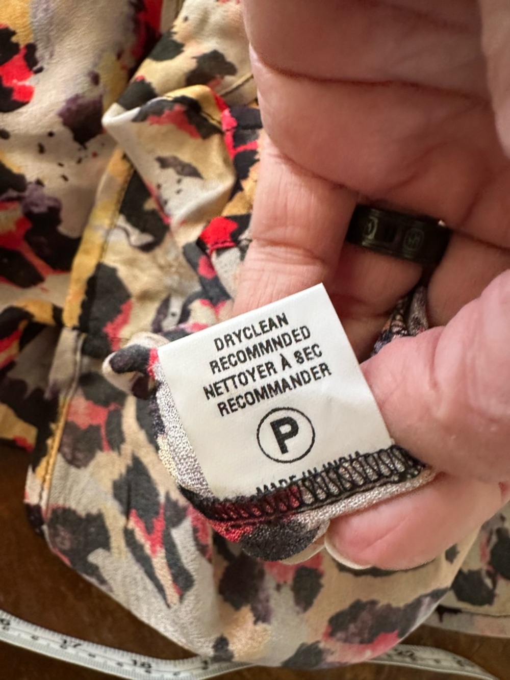 Anthropologie Bl^nk London Joelle Leopard Print Long-Sleeve Animal Print Top L - Picture 8 of 9
